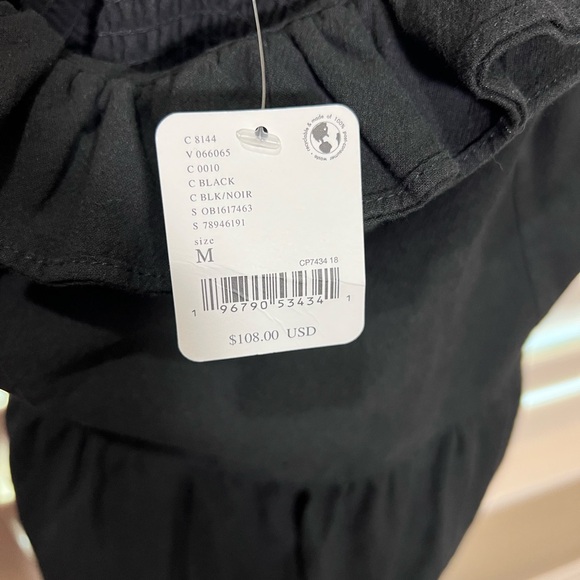 🆕 Free People Black Backless Ruffle Dress - Picture 2 of 4